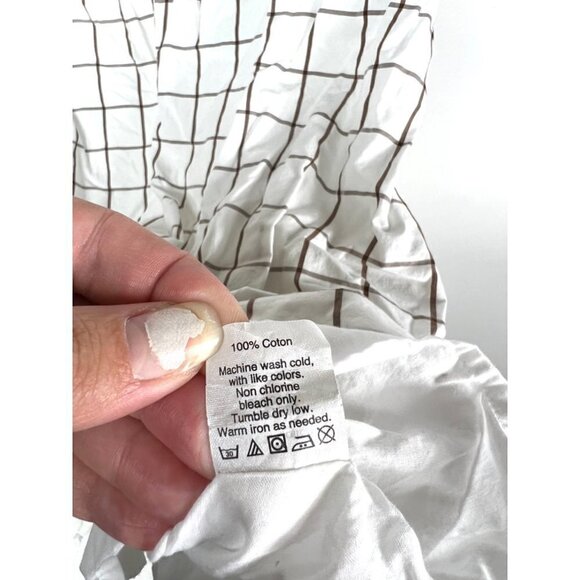 Madewell window pane dress with pockets - Picture 7 of 10